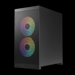 Gamdias Aura GC15M ARGB Tempered Glass Black