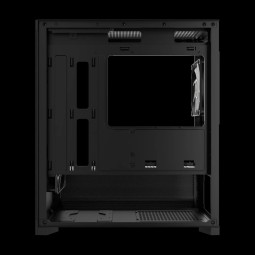 Gamdias Aura GC15M ARGB Tempered Glass Black