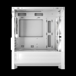Gamdias Aura GC15M ARGB Tempered Glass White