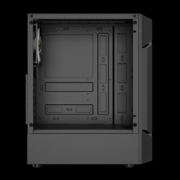 Gamdias Aura GC7 ARGB Tempered Glass Black