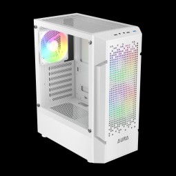 Gamdias Aura GC7 ARGB Tempered Glass White