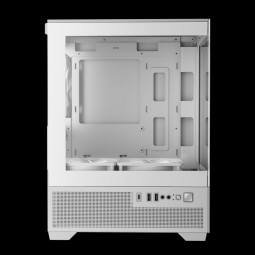 Gamdias Aura GC9M ELITE ARGB Tempered Glass White