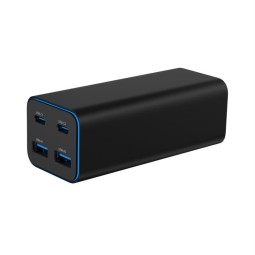 Gembird 4-port 100W GaN USB PowerDelivery fast charger Black