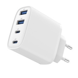 Gembird 4-port 40W GaN USB PowerDelivery fast charger White