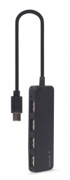 Gembird 4-portos USB2.0 HUB Black