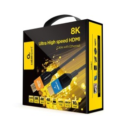 Gembird Active Optical (AOC) Ultra High speed HDMI cable with Ethernet 10m Black