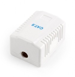 Gembird CAT6 UTP single port surface mount box