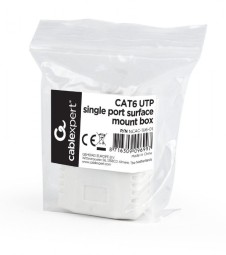 Gembird CAT6 UTP single port surface mount box