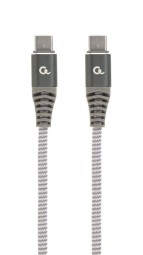 Gembird CC-USB2B-CMCM100-1.5M 100W Type-C Power Delivery (PD) Premium Charging & Data cable 1,5m Grey