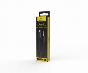 Gembird CCA-CM3.5M-1.5M USB type-C to stereo 3.5 mm AUX cable 1,5m Black