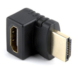 Gembird HDMI right angle adapter 270° upwards Black
