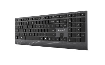 Gembird KB-MCH-06 Slim Wired Multimedia Keyboard Black US