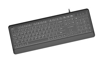 Gembird KB-UML-04 Slim Wired Backlight Keyboard Black US