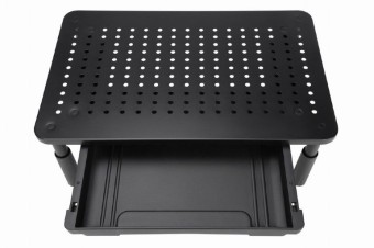 Gembird MS-TABLE-D-01 Adjustable monitor stand with drawer