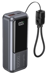 Gembird PB10-PD20-LCD-02 10000mAh PowerBank Space Grey