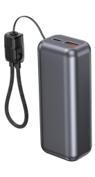 Gembird PB10-PD20-LCD-02 10000mAh PowerBank Space Grey