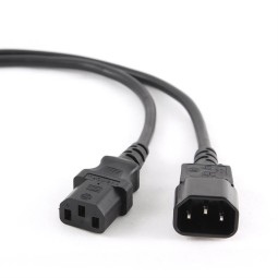 Gembird PC-189-075-1.8M Power cord (C13 to C14) 1,8m Black