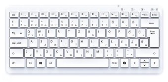 Gembird Slimline Wireless Bluetooth Keyboard White HU