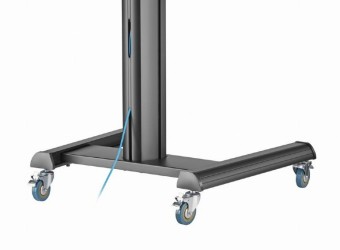 Gembird TVS-70T-02 Aluminum TV floor stand with caster wheels 37