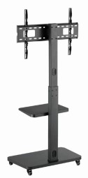 Gembird TVS-75S-02 TV floor stand with caster wheels 37