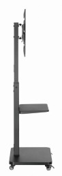 Gembird TVS-75S-02 TV floor stand with caster wheels 37