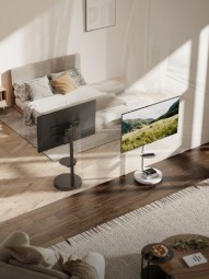 Gembird TVS-86TR-01-W TV floor stand  37