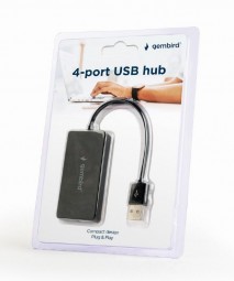 Gembird UHB-U2P4-04 4-port USB hub Black