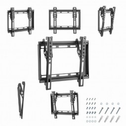 Gembird WM-42F-02 TV wall mount (fixed) 23”-42” Black