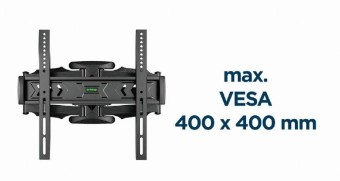 Gembird WM-58ST-01 Premium full-motion TV wall mount 32”-58” Black