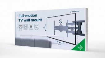 Gembird WM-80STR-01 Rotating full motion TV wall mount 40