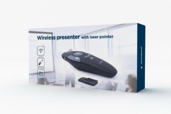 Gembird WP-L-11 Wireless Presenter Red Laser Black