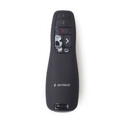Gembird WP-L-12 Wireless Presenter Red Laser Black