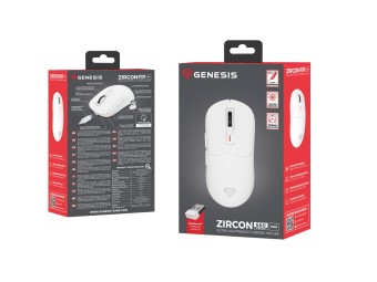 Genesis Zircon 660 Pro Wireless Bluetooth Gaming Mouse White