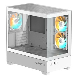 Gigabyte C201 Panoramic Ice Tempered Glass Black