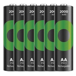 GP ReCyko Pro 2000mAh AA Ni-MH akkumulátor 6db/csomag