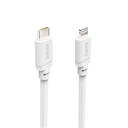 Hama Charging Cable USB-C - Lightning for iPhone/iPad MFi 2m White