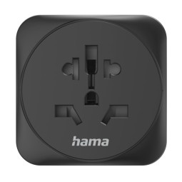Hama EU átalakító utazó adapter Black