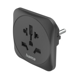 Hama EU átalakító utazó adapter Black