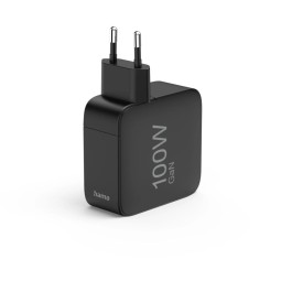 Hama Fast Charger GaN 100W Black