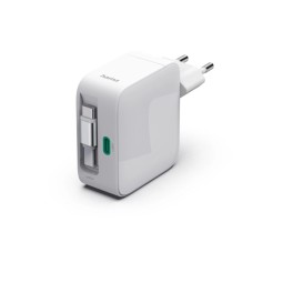 Hama Fast Charger GaN 2xUSB-C PD 65W White