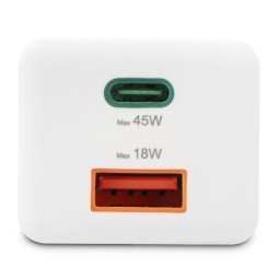 Hama Fast Charger GaN Mini Charger 45W White