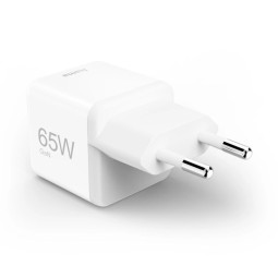 Hama Fast Charger GaN USB-C Super Mini Charger PD 65W White