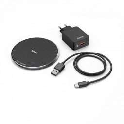 Hama QI-FC10 Wireless Charger + QC 3.0, 10W Black