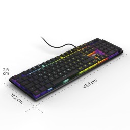 Hama uRage Exodus 910 Low Profile Red Switch Keyboard Black HU