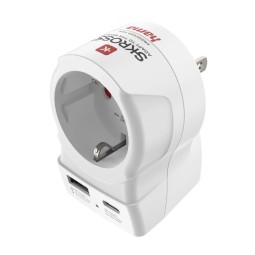 Hama USA - EU 30W átalakító utazó adapter White