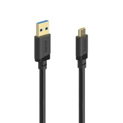 Hama USB-A to USB-C USB3.2 Gen 1 Cable 1,5m Black