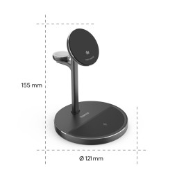 Hama Wireless Qi2 15W Charger Black