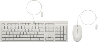 HP 225 Wired Keyboard Combo White US