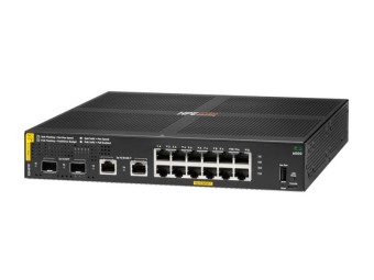 HP Aruba Networking CX 6000 12p 10M/100M/1G Class4 PoE 2p SFP 1G 139W Switch Black