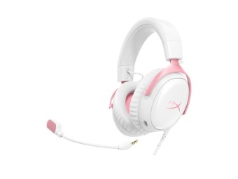 HP HyperX Cloud III Gaming Headset White/Pink